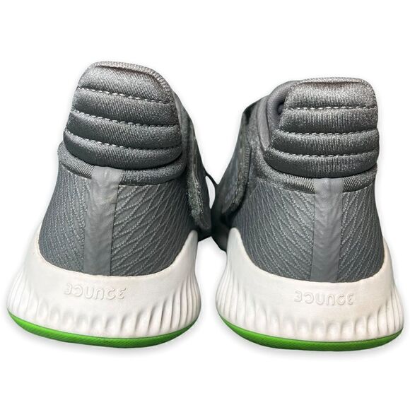 Mens Adidas‎ Explosive Bounce Basketball Grey Lime Green Shoes 6 main image 9